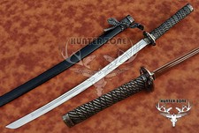 Custom Handmade Hunting  Sword D2 Steel with Beautiful Cover