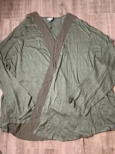 NWT Dia & Co Meri Skye Women’s Sage Green Cardigan 4XL (00919596) - Picture 1 of 7