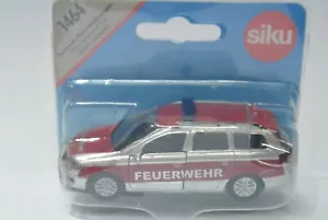 Siku 3" DieCast car Feuerwehr Volkswagen Passat Variant 2.0 Firefighters #1464 - Picture 1 of 1