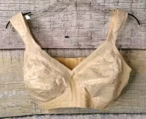 Playtex 18-Hour 42B Original Comfort Strap Wirefree Bra Style 4693 Natural Beige - Picture 1 of 20