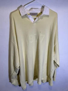 Fear Of God Essentials Henley Rugby Canary (192SU222016F) Men's Size Large - Picture 1 of 8