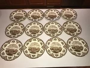 Johnson Brothers Old Britain Castles mehrfarbig 8 Zoll Salatteller 12er Set - Bild 1 von 9