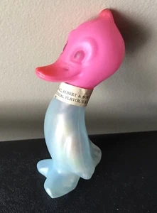 Vintage Kunststoff Ente Süßigkeiten Behälter versiegelt mit Süßigkeiten. R.L.Albert & Sohn. Hong K - Bild 1 von 5
