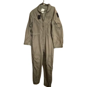 Vintage USAF Flight Suit Size 44L, Summer, Fire Resistant, 27/P Sage Green - Picture 1 of 4