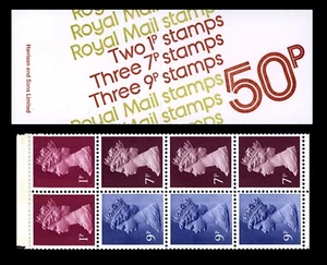 50p Booklet FB2B (Set 1) .... Good Perfs - Bild 1 von 1