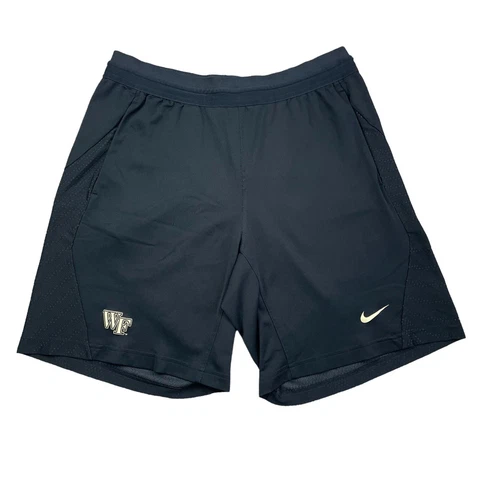 Nike Wake Forest Demon Deacons Men’s Black Athletic Shorts with Pockets size L Cover