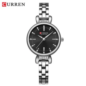 CURREN Women Analog Watch Elegant Rhinestone Steel Girls Wristwatch Female Watch - Picture 1 of 19