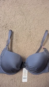 34DD BOUX AVENUE GREY MIX NAOMI PLUNGE UNDERWIRED BRA BNWOT RRP £30 - Picture 1 of 3