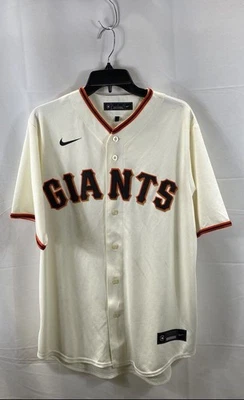 Camiseta deportiva para hombre Nike blanca de los gigantes talla mediana Foto 1 de 4