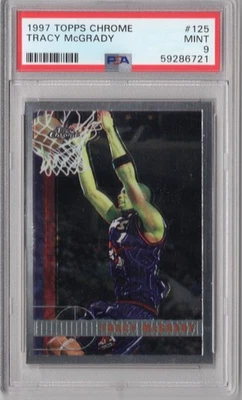 1997-98 Topps cromo #125 Tracy McGrady RC PSA 9 Foto 1 de 2