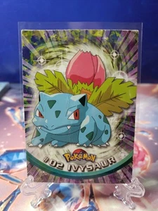 Pokemon Topps Serie 2 Logo Azul - No Holo Ivysaur #02 DMG - Imagen 1 de 2