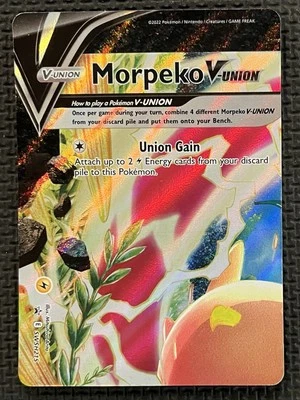 Pokemon Sword & Shield Promo Cards SWSH215 Morpeko V-Union - Image 1 of 2