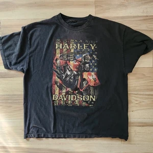 Harley Davidson Shirt Mens 2XL South Dakota Motorcycle Indiana Biker Made In USA - Picture 1 of 7