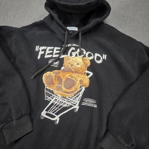 Aelfric Eden Mens Graphic Oversized Hoodie Streetwear Casual Hooded Sweatshirt L - Picture 1 of 7