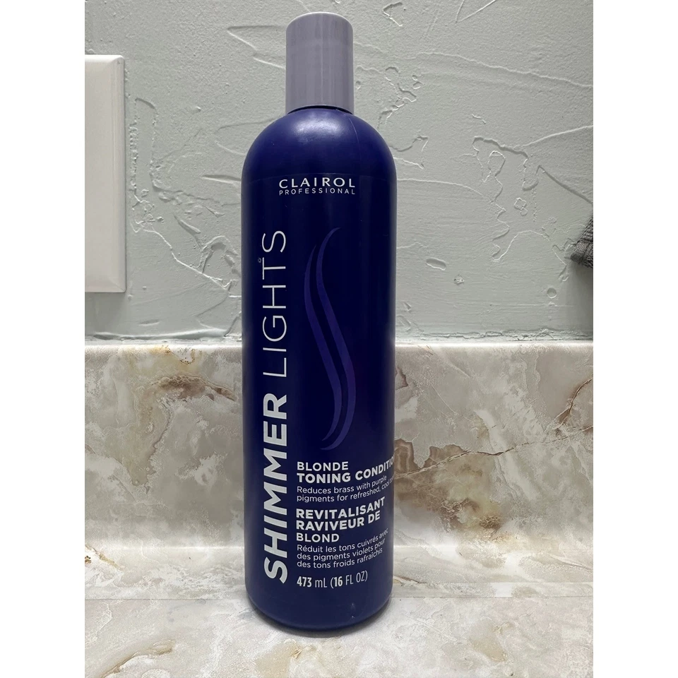 Clairol Professional Shimmer Lights Blonde Toning Conditioner - 16 fl oz - Image 1 of 3