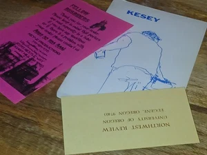 Signed Ken Kesey (1977) – Northwest Review Books – Rare Ken Kesey Autograph 1st - Bild 1 von 9