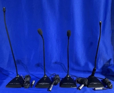 (4) Micrófono condensador cardioide Shure Microflex MX412D/C, MX418D/C, A412B LEER Foto 1 de 4