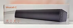 NEU Miuscall-C 16" Soundbar mit Bluetooth 5.0 ~ eingebaute 2 Lautsprecher & Bass reflektieren - Bild 1 von 3