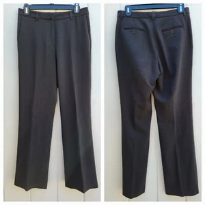 Theory Womens Charcoal Grey Classic Elegant Career Pants Wool Blend Size 6 - Picture 1 of 11