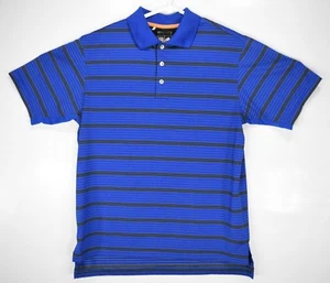 Adidas Gr. S blau gestreift Polo Golf Shirt Herren Clima Cool  - Bild 1 von 9