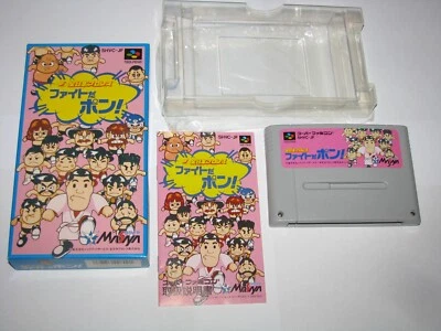 All Japan Pro Wrestling Fight da Pon Super Famicom Japan +Box Manual US Seller - Image 1 of 4
