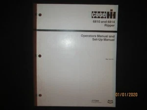 CASE - IH  6810 and 6814 Ripper Operators & Set-Up Manual Factory Original OEM - Bild 1 von 3