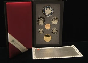 Juego de prueba de 7 monedas Royal Canadian Mint 1994 - Canadá - RCM CON CERTIFICADO DE AUTENTICIDAD - Imagen 1 de 11