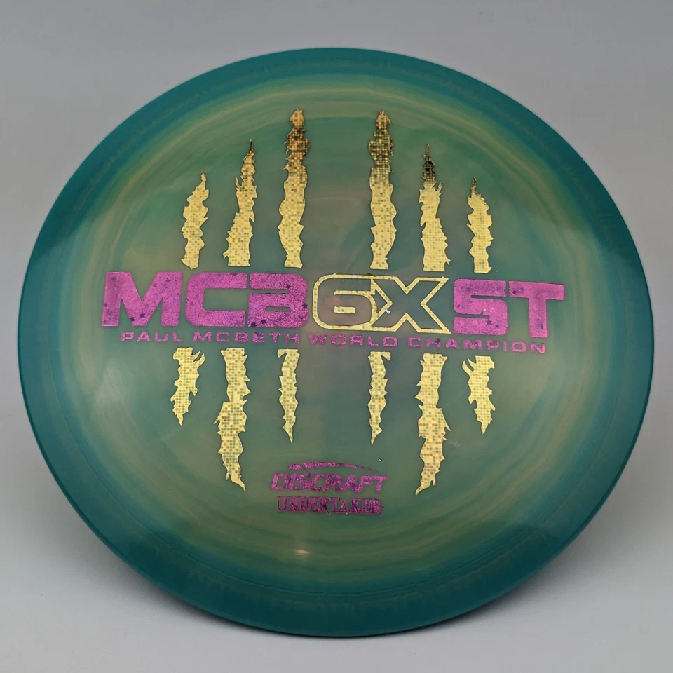 DISCRAFT PAUL MCBETH 6X CLAW UNDERTAKER | CHOOSE COLOR/WEIGHT | Disc Golf Disc - Image 1 of 1