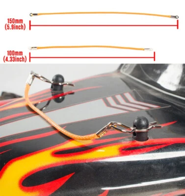 Rc Car Body Shell Pin Rope Connectors For Brat Grasshopper Frog Pumpkin cc02 - Image 1 of 3