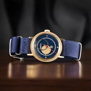 Seltene blaue Raketa Kopernikus, 35mm neues Gehäuse, Vintage sowjetische Herrenuhr 80er Jahre - Bild 1 von 5