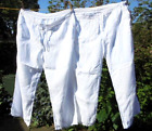 M And S White Linen Trousers Size 20 X 2 Pairs