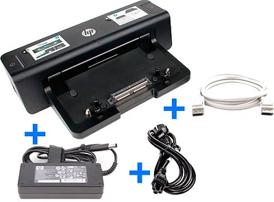 HP Docking HSTNN-I11X + HP 90W Netzteil + DisplayPort für Elitebook 8740w, 8760w - Bild 1 von 4