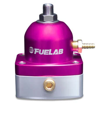 Fuelab 515 EFI Adjustable FPR 25-90 PSI (2) -6AN In (1) -6AN Return - Purple - Image 1 of 4