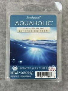 Scentsationals Aquaholic Eukalyptus & Meersalz Duftwachs Schmelzwürfel - Bild 1 von 2
