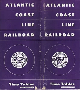 Atlantic Coast Line Eisenbahn Fahrpläne SIE WÄHLEN 1946-1949 AUSWAHL oder ALLE SEHR GUTER ZUSTAND - Bild 1 von 9