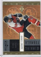 ERIC LINDROS 1998-99 UPPER DECK BLACK DIAMOND WINNING FORMULA #21 (236/1500)