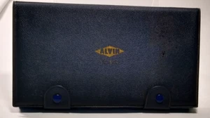 ALVIN Co JUNIOR JR 503 Drafting Set Vintage Complete West Germany snap case - Picture 1 of 15
