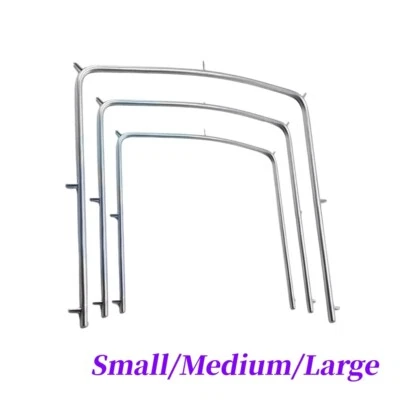 Marco de presa de goma pequeños/medianos/grandes instrumentos dentales de acero inoxidable Foto 1 de 4