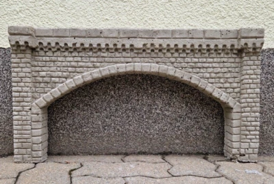 Beton Arkadenmauer Groß offen, Spur G, Gartenbahn (13031) - Bild 1 von 4