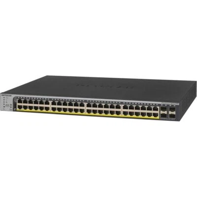 Netgear GS752TPP-300NAS 48 Port Gigabit PoE+ Smart Switch 760W Budget w 4 SFP - Image 1 of 4