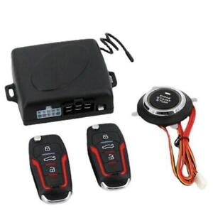 Car SUV Keyless Entry Engine Start Alarm System Push Button Remote Starter Kit