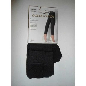 CALZE LEGGINGS MODA GOLDEN LADY FASHION  NETTUNO Mis 3/4-M/L NERO - Imagen 1 de 1