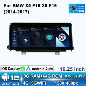 For BMW X5 F15 X6 F16 F85 2014-2017 Car Radio 10.25" CarPlay GPS Player Screen - Picture 1 of 27