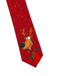 Weihnachten Rentier Krawatte KURZ 48" American Greetings - Bild 1 von 4