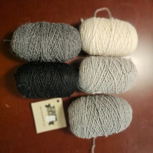 Yarn and Soul Yarn, 100% Superfine Alpaca, Set of 5 colors - Picture 1 of 3
