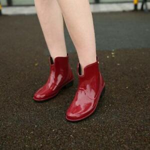 Casual Women's Waterproof Rubber Safety Anti-Slip Work Garden Shoes Rain Boots