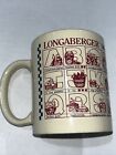 Longaberger- mug/ cup with Laphabet- Very pretty - Baskets at letters- HTF