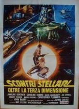 STAR CRASH STARCRASH Italian 2F movie poster 39x55 CAROLINE MUNRO 1978