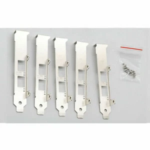 10 pcs Full Height Bracket for Intel X520-DA2 X520-SR2 X520-LR2 X710-DA2 - Picture 1 of 3