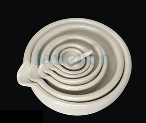 Set 60/80/100/130/160 mm mortaio porcellana pestello miscelazione ciotola laboratorio - Foto 1 di 11